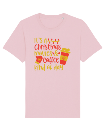 Xmas Coffee kind of Day Cotton Pink