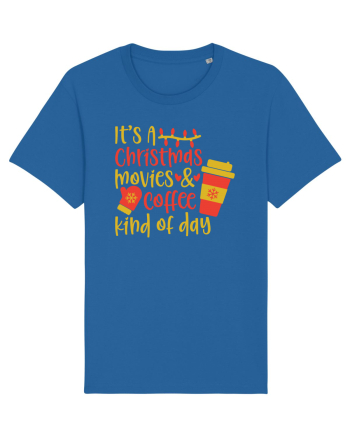 Xmas Coffee kind of Day Royal Blue
