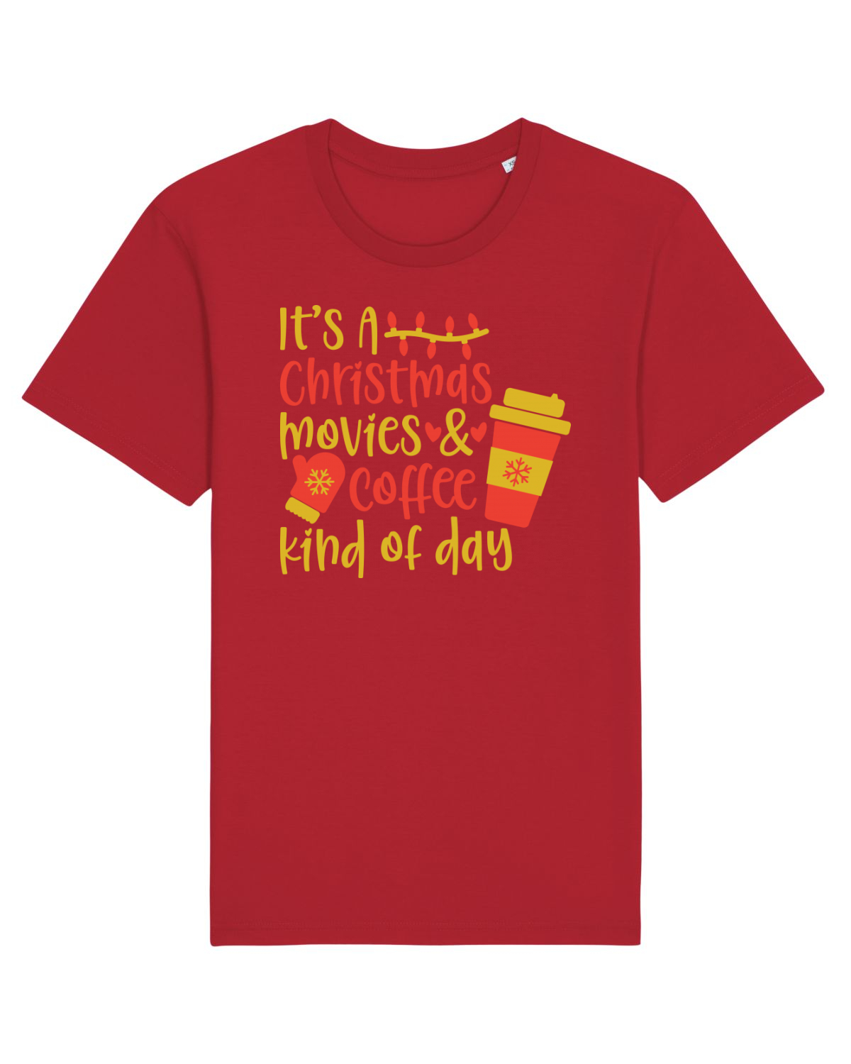 Tricou mânecă scurtă Unisex Rocker Red