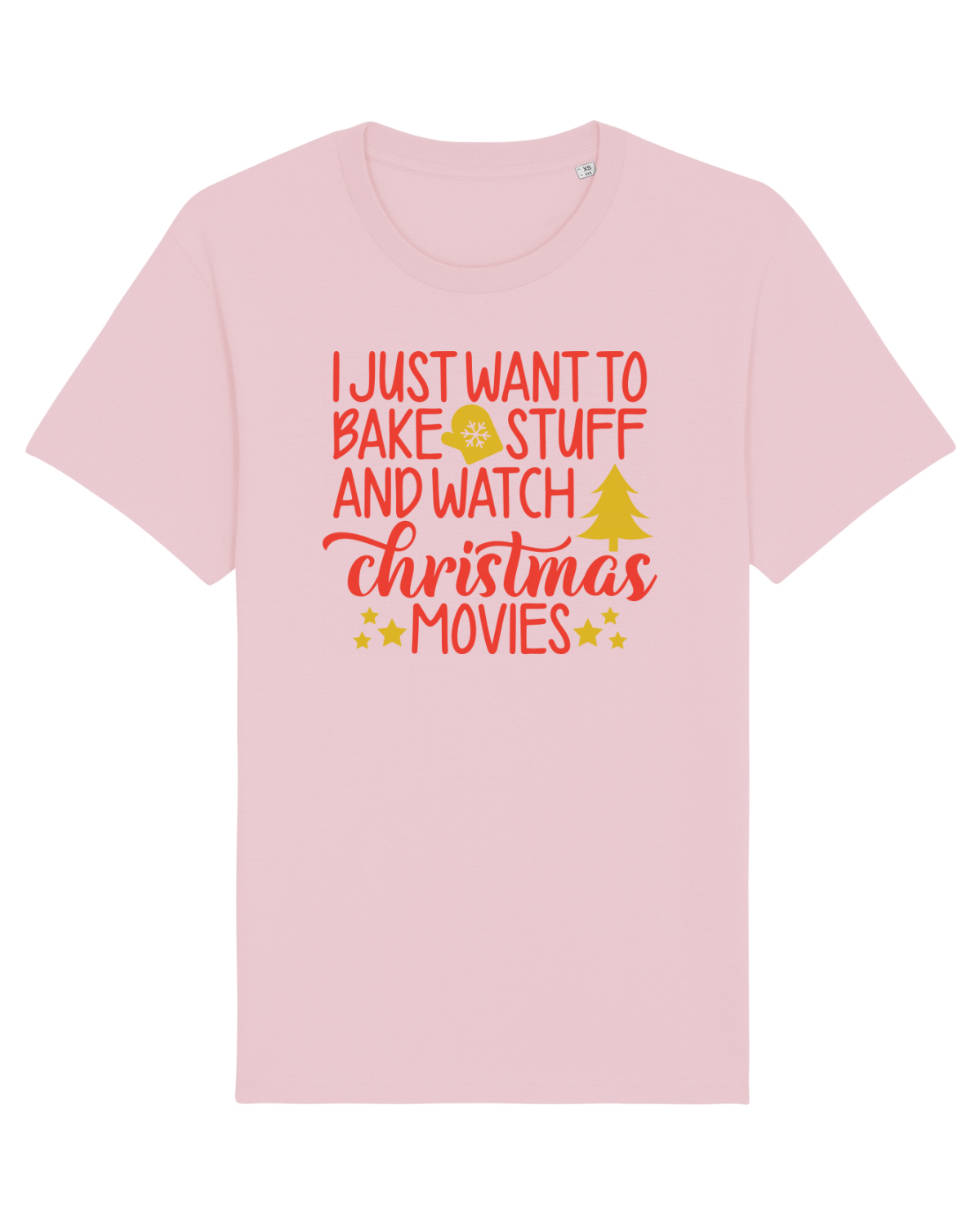 Tricou mânecă scurtă Unisex Rocker Cotton Pink