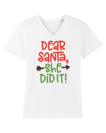 Dear Santa She did it White