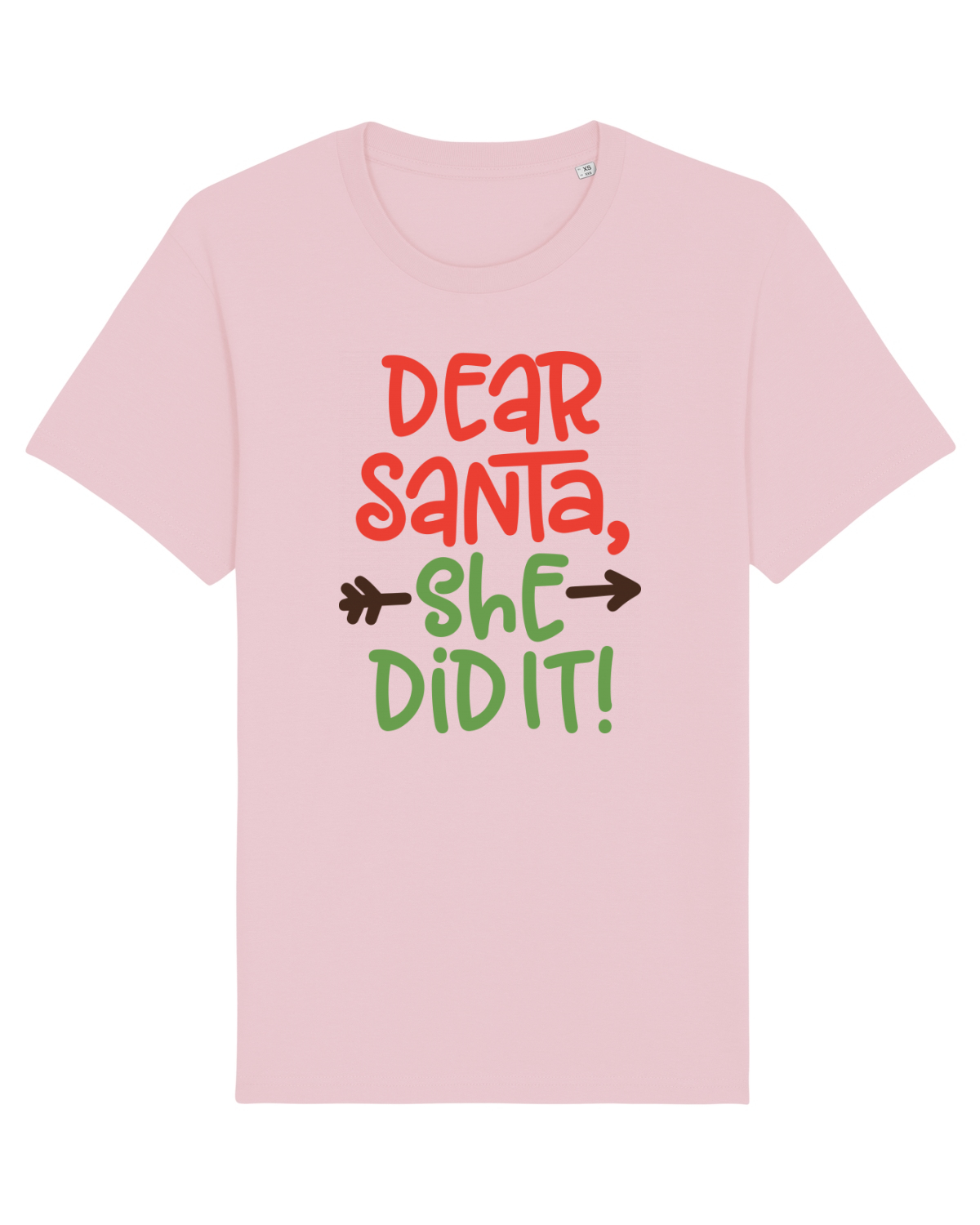 Tricou mânecă scurtă Unisex Rocker Cotton Pink