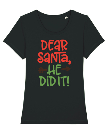 Dear Santa he did it Black