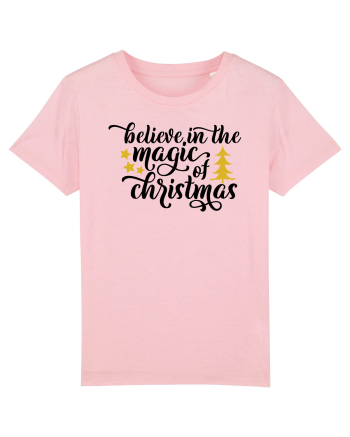Believe in the magic of Xmas Cotton Pink