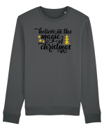 Believe in the magic of Xmas Bluză mânecă lungă Unisex Rise