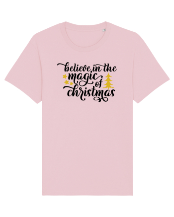 Believe in the magic of Xmas Cotton Pink