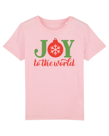 Joy to the World Cotton Pink