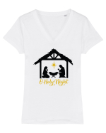 O Holy Night Tricou mânecă scurtă guler V Damă Evoker