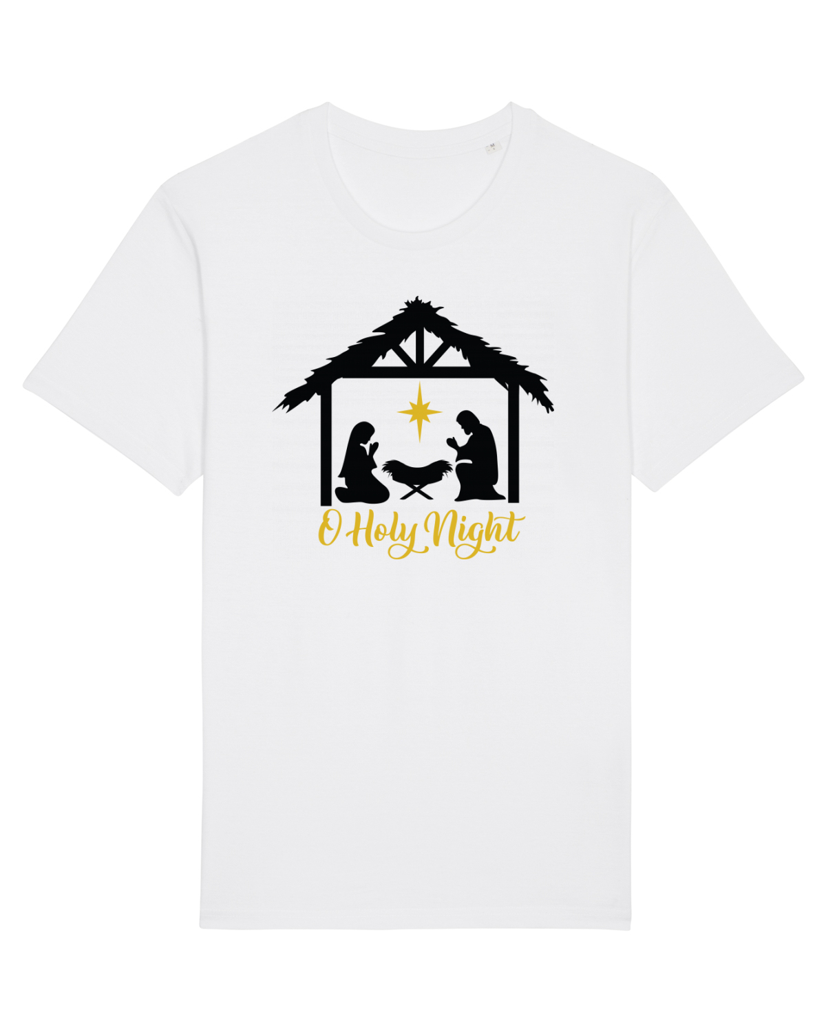 Tricou mânecă scurtă Unisex Rocker White
