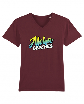 Aloha Beaches Burgundy
