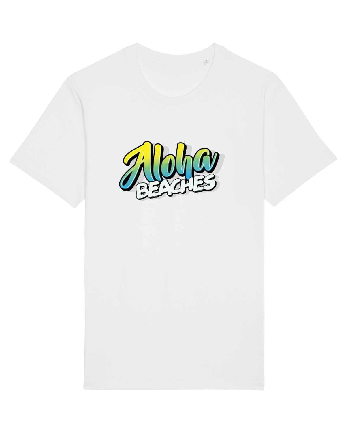 Tricou mânecă scurtă Unisex Rocker White