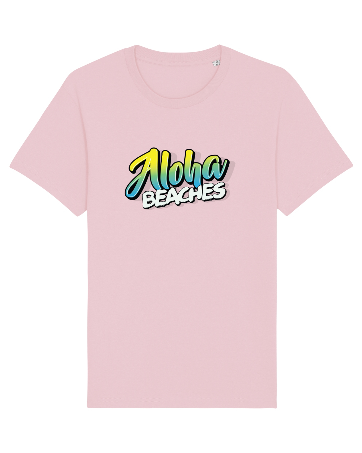 Tricou mânecă scurtă Unisex Rocker Cotton Pink
