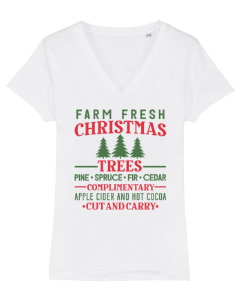 Farm Fresh Xmas Trees White