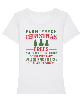 Farm Fresh Xmas Trees White