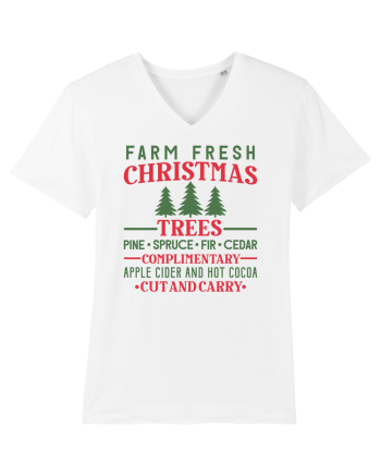 Farm Fresh Xmas Trees White
