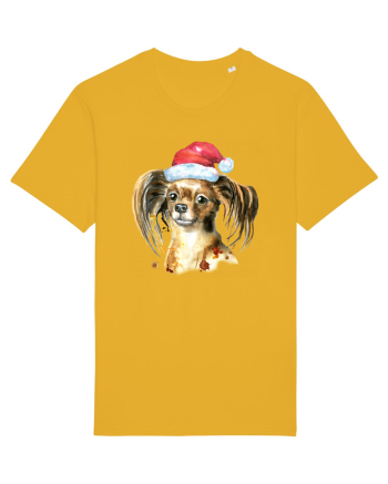 Cute Dog Santa Hat Spectra Yellow