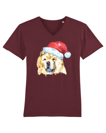 Chow Chow Santa Burgundy
