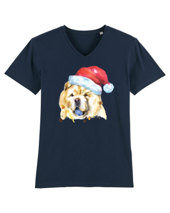 Chow Chow Santa French Navy