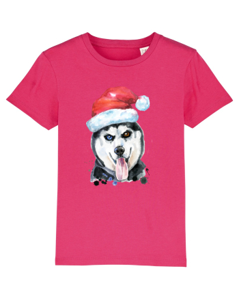 Husky Santa Hat Raspberry