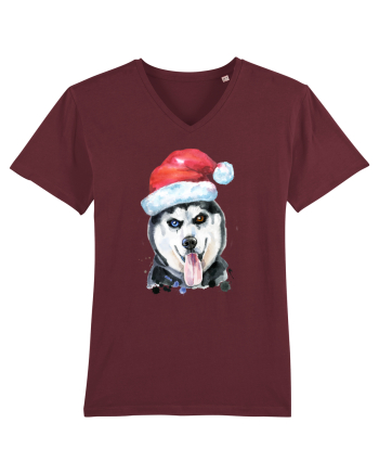 Husky Santa Hat Burgundy