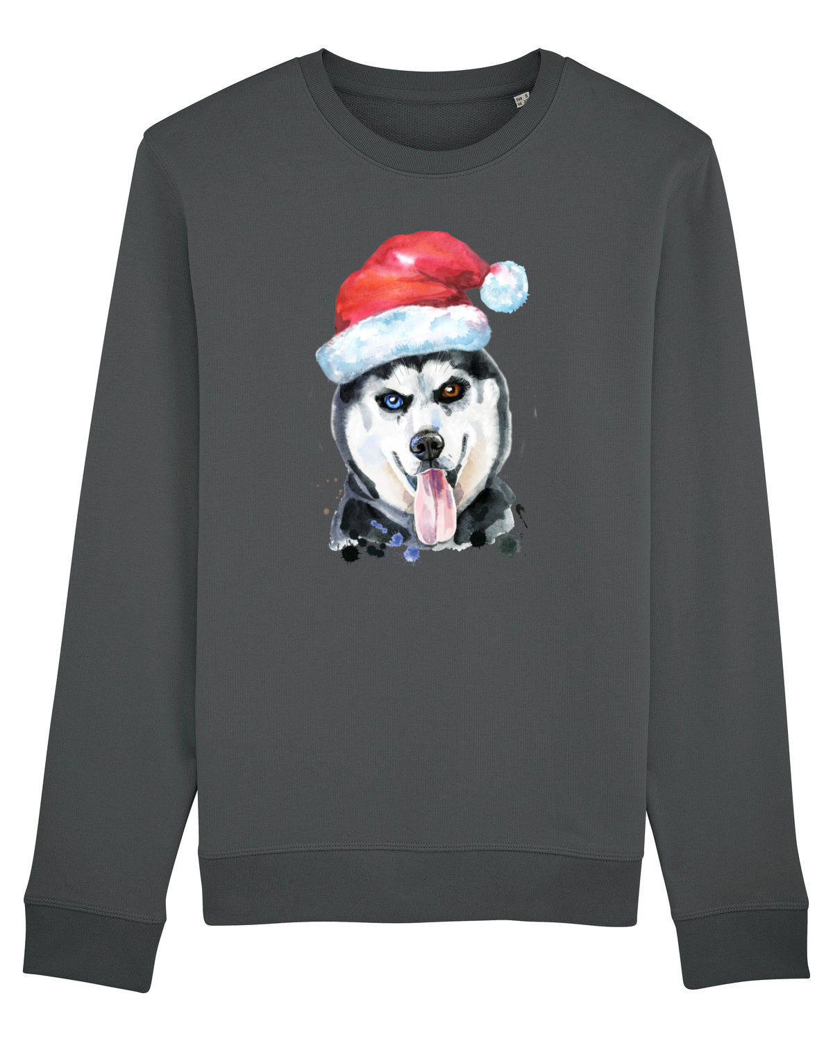 Bluză mânecă lungă Unisex Rise Anthracite