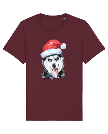 Husky Santa Hat Burgundy