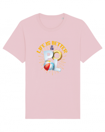 Life is better at the Pool Cotton Pink