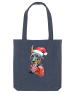 Doberman Santa Hat Sacoșă textilă