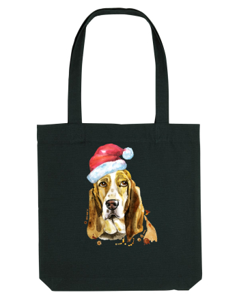 Droopy Dog Santa Hat Black