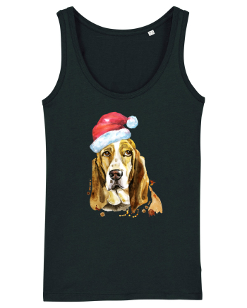 Droopy Dog Santa Hat Black
