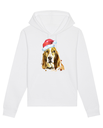 Droopy Dog Santa Hat White