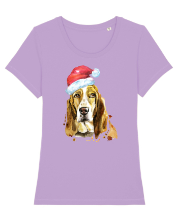 Droopy Dog Santa Hat Lavender Dawn