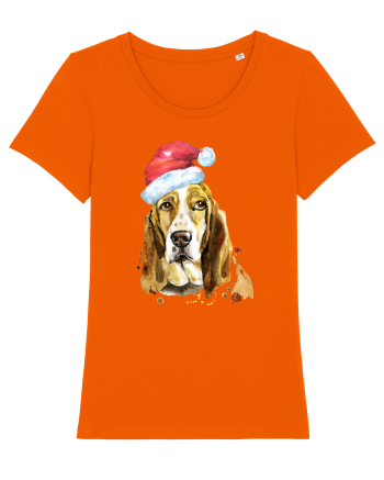 Droopy Dog Santa Hat Bright Orange