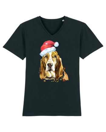 Droopy Dog Santa Hat Black