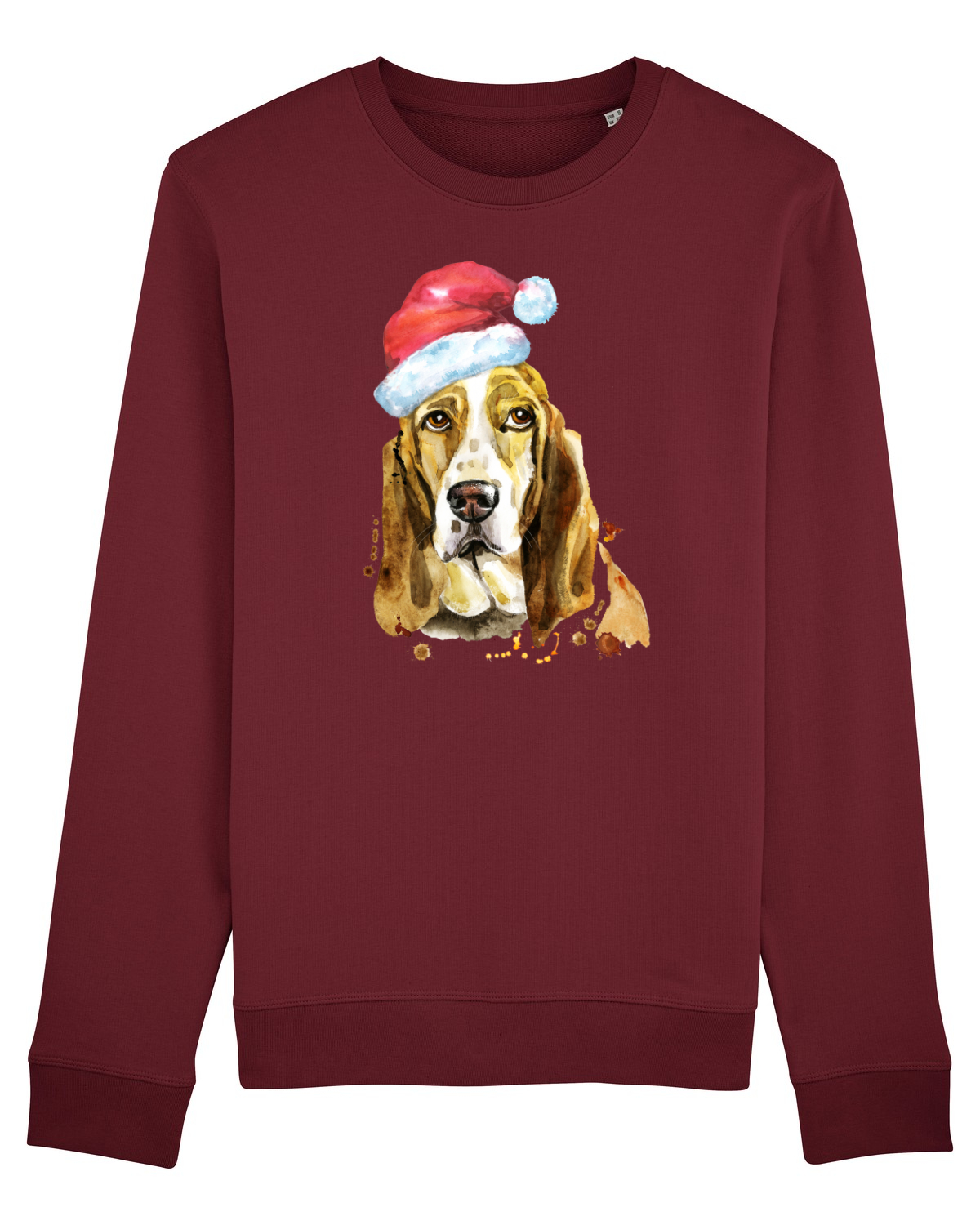 Bluză mânecă lungă Unisex Rise Burgundy