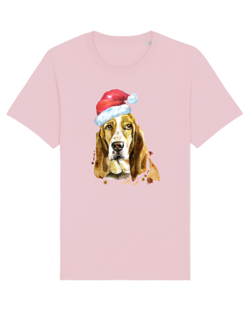 Droopy Dog Santa Hat Cotton Pink