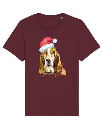 Droopy Dog Santa Hat Burgundy