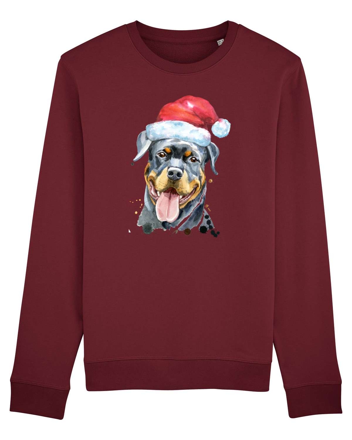 Bluză mânecă lungă Unisex Rise Burgundy