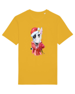 Bullterrier Santa Hat Tricou mânecă scurtă Unisex Rocker