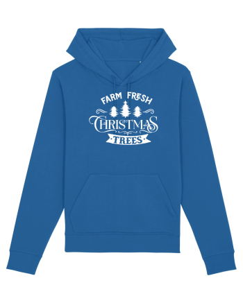 Farm Fresh Trees White Royal Blue