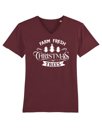 Farm Fresh Trees White Burgundy