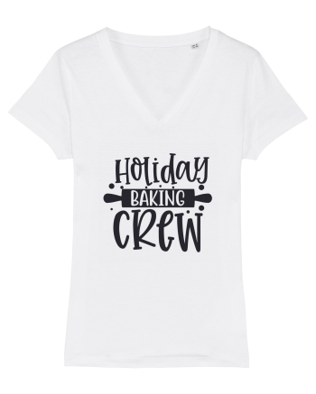 Holiday Baking Crew Black White