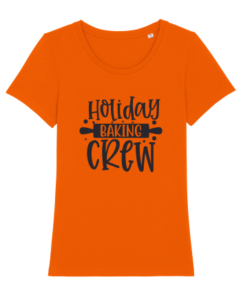 Holiday Baking Crew Black Bright Orange
