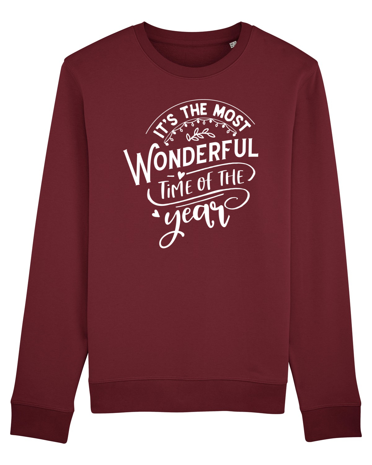 Bluză mânecă lungă Unisex Rise Burgundy