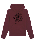 Its the most wonderful time Black Hanorac Unisex Drummer
