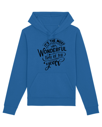 Its the most wonderful time Black Royal Blue