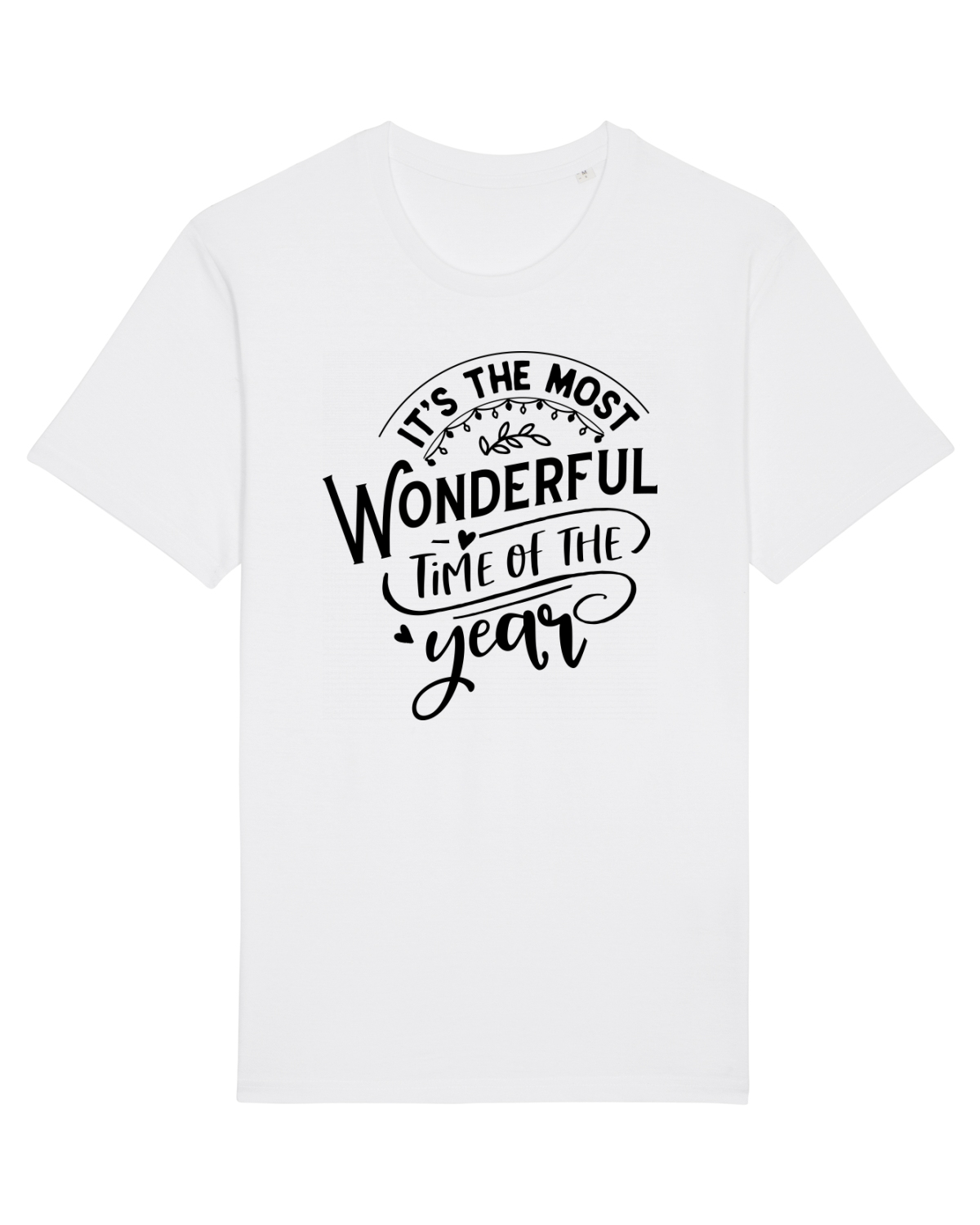 Tricou mânecă scurtă Unisex Rocker White