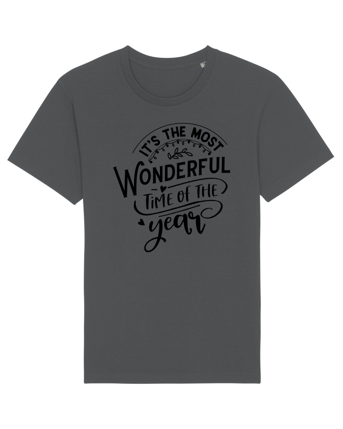 Tricou mânecă scurtă Unisex Rocker Anthracite