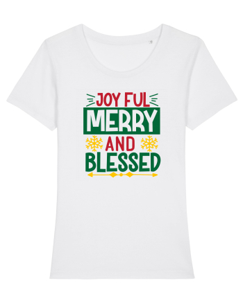 Joyful Merry and Blessed White