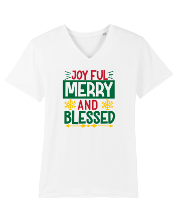 Joyful Merry and Blessed White